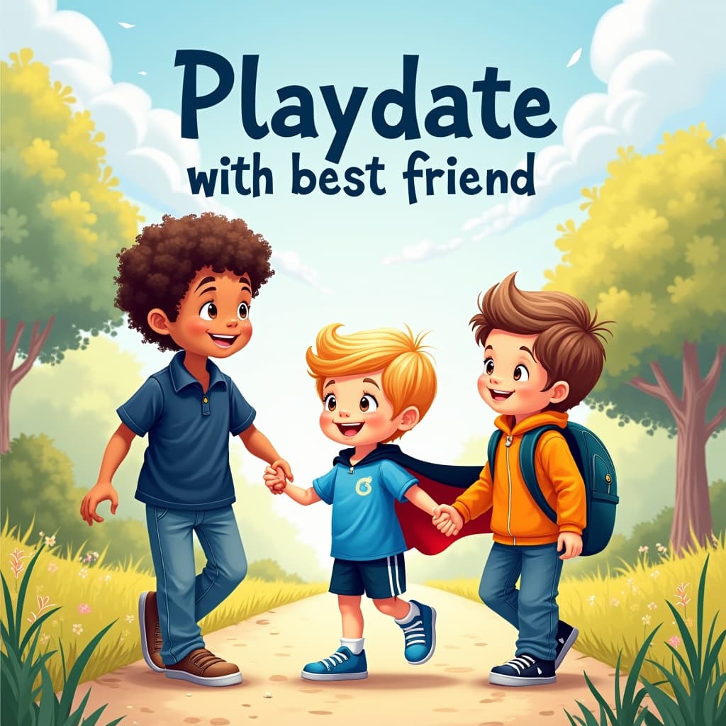 Playdate with best friend