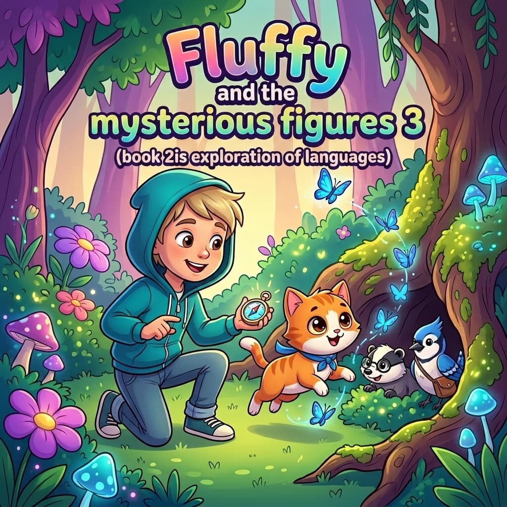 Fluffy and the mysterious figures 3(book 2 is exploration of languages)
